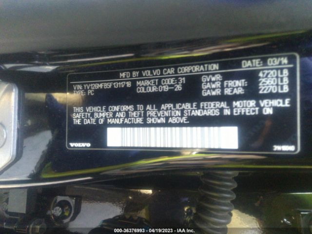 YV126MFB5F1311718 Volvo S60 T5 Drive-e Premier