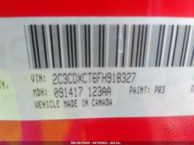 2C3CDXCT6FH918327 Dodge Charger Rt