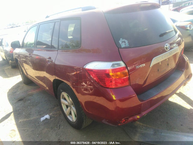 2009 TOYOTA HIGHLANDER BASE VIN: JTEDA41A292008367