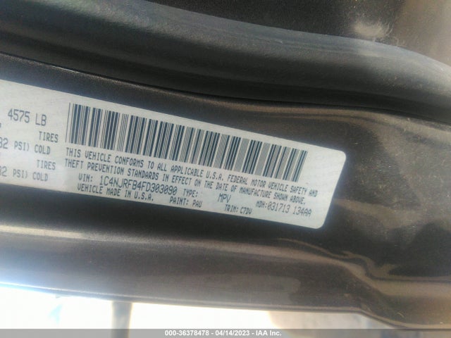 Jeep Patriot Latitude 2015 1C4NJRFB4FD303090 Image 9