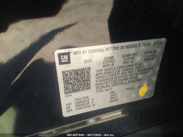 3GKALVEV5LL244350 GMC Terrain Slt