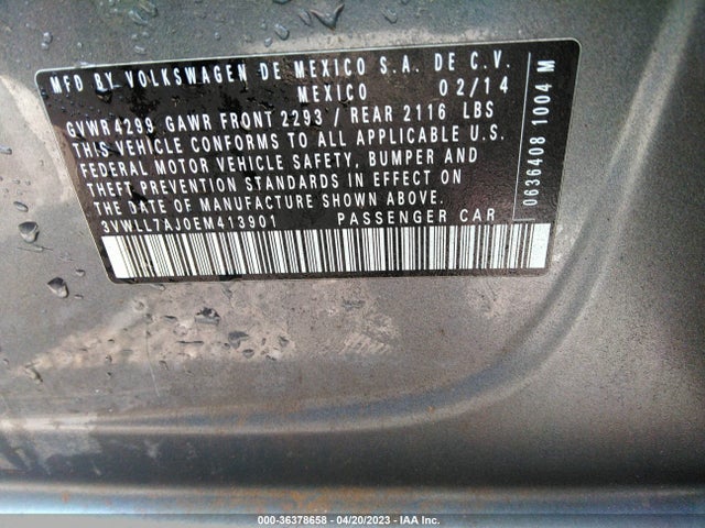 3VWLL7AJ0EM413901 Volkswagen Jetta Sedan Tdi W/premium/nav