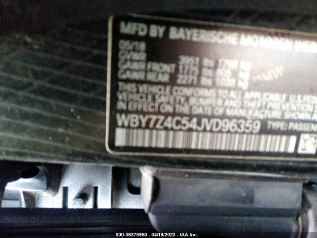 WBY7Z4C54JVD96359 BMW I3
