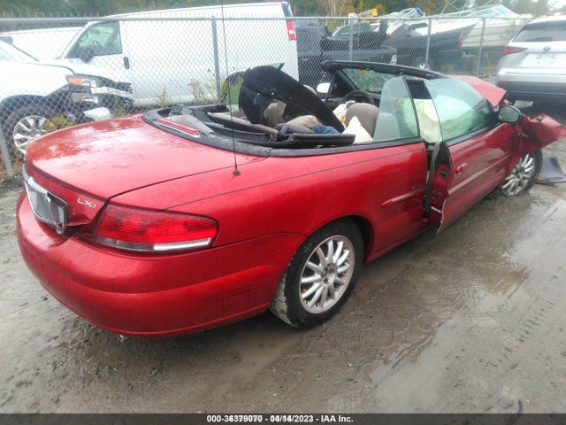 2002 CHRYSLER SEBRING LXI VIN: 1C3EL55R02N323671