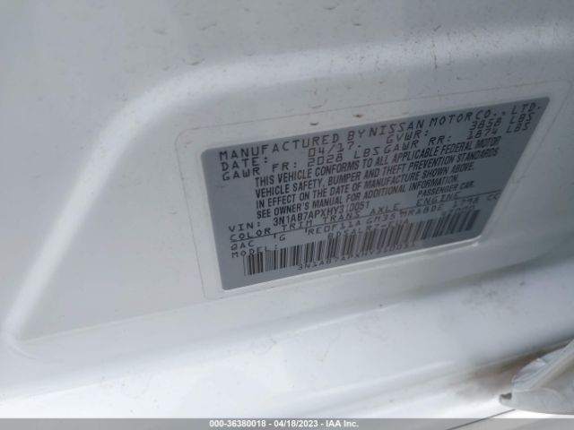 3N1AB7APXHY310051 Nissan SENTRA SR