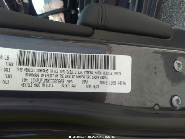 1C4RJFJM0EC385803 Jeep Grand Cherokee Summit