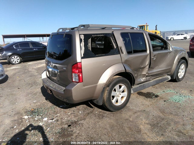 2008 NISSAN PATHFINDER SE VIN: 5N1AR18U58C614281