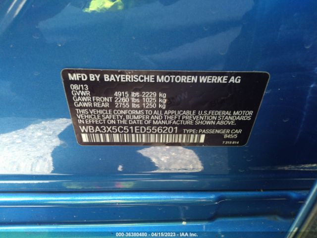WBA3X5C51ED556201 BMW 3 Series Gran Turismo 328i Xdrive