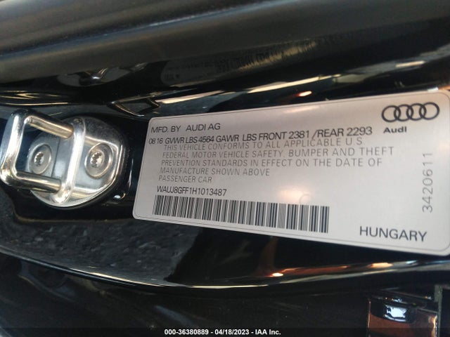 Audi A3 Sedan Premium Plus 2017 WAUJ8GFF1H1013487 Image 9