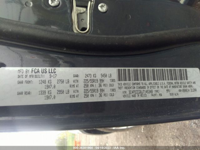 3C4PDCEG8JT145348 Dodge JOURNEY GT