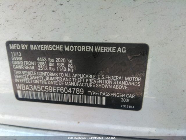 WBA3A5C59EF604789 BMW 3 Series 328i