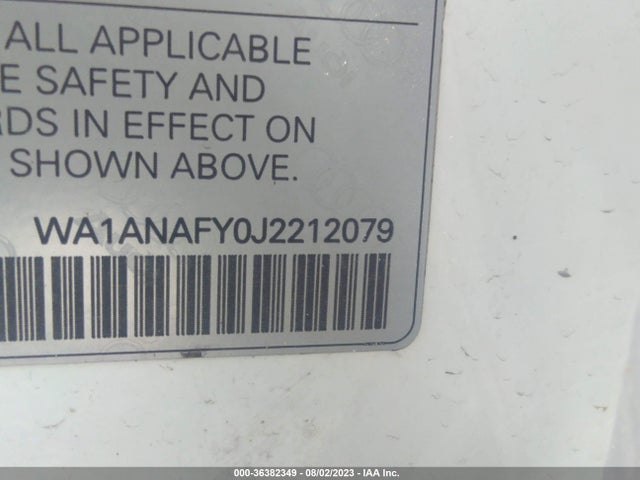 WA1ANAFY0J2212079 Audi Q5 Premium/tech Premium