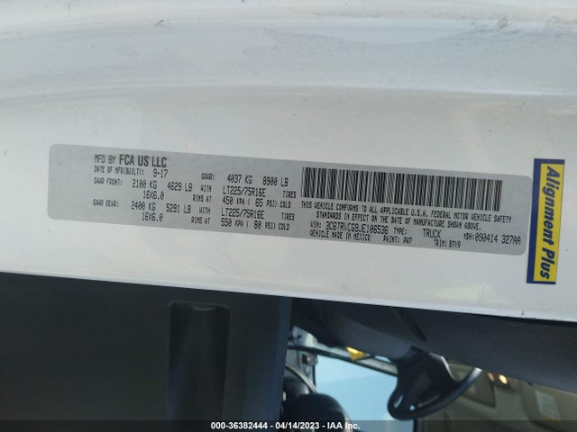 RAM Promaster Cargo Van 2018 3C6TRVCG9JE106536 Image 10