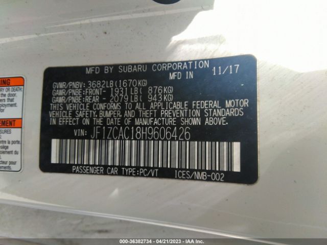JF1ZCAC18H9606426 Subaru Brz Limited