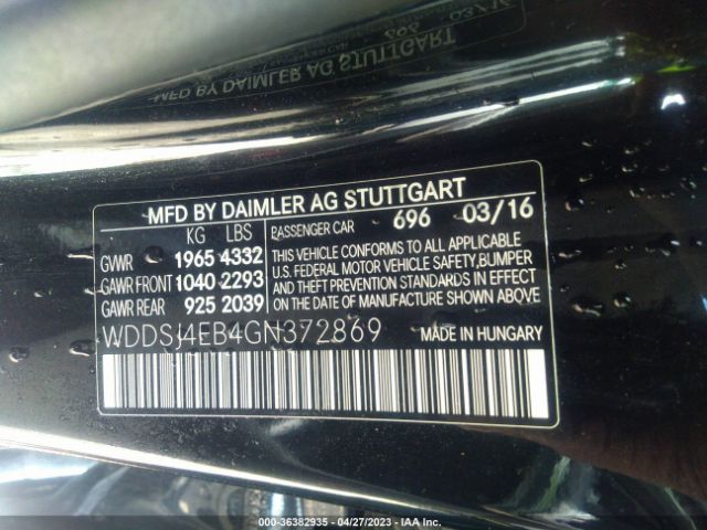 2016 MERCEDES-BENZ CLA WDDSJ4EB4GN372869 Photo 8