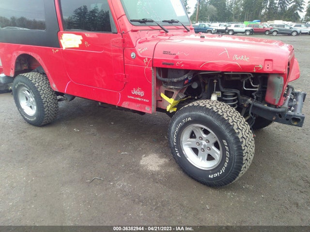 2004 JEEP WRANGLER UNLIMITED VIN: 1J4FA49SX4P793706