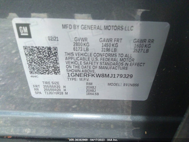 Chevrolet Traverse Ls 2021 1GNERFKW8MJ179329 Image 9
