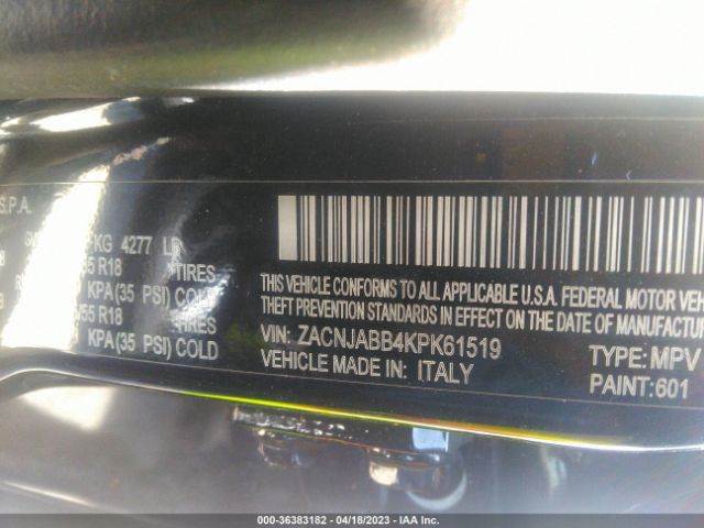 ZACNJABB4KPK61519 Jeep Renegade Latitude