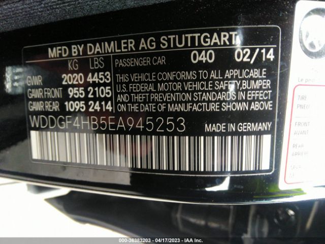 WDDGF4HB5EA945253 Mercedes-Benz C-class C 250