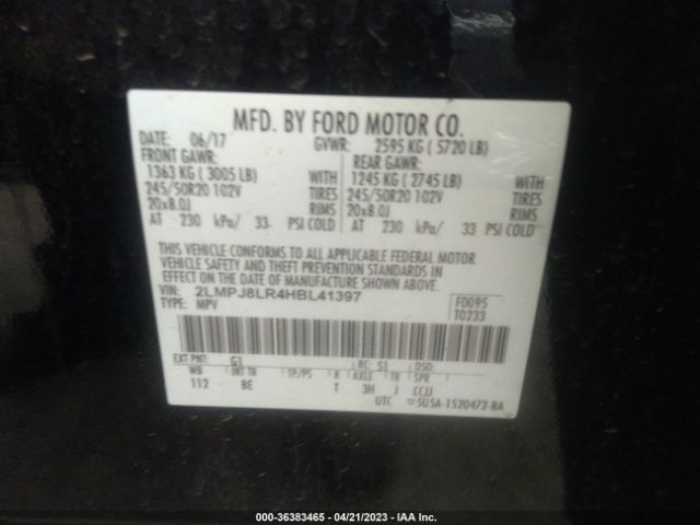 2LMPJ8LR4HBL41397 Lincoln Mkx Reserve