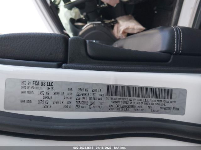 1C4RJEBG6HC626500 Jeep Grand Cherokee Limited