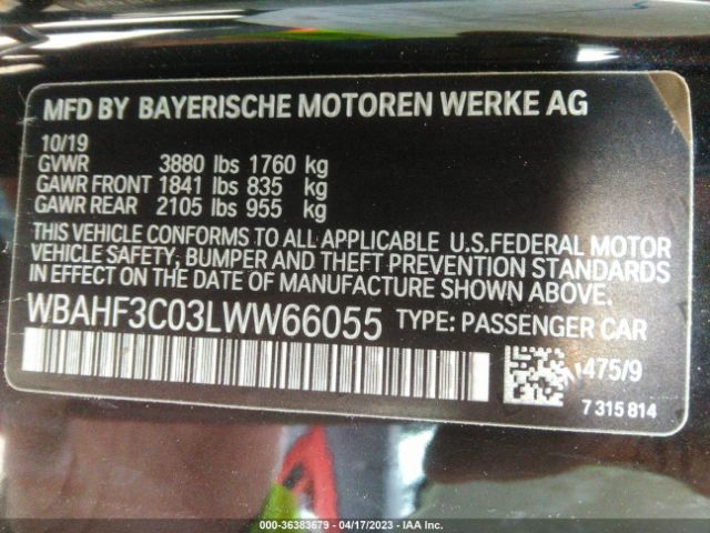 WBAHF3C03LWW6605 BMW Z4 Sdrive30i