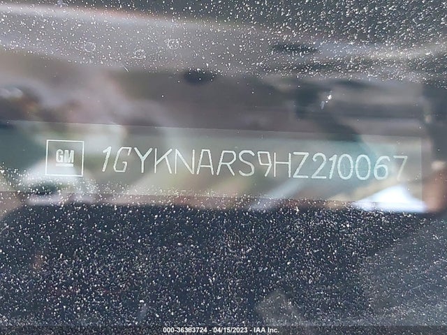 1GYKNARS9HZ210067 Cadillac Xt5 Fwd