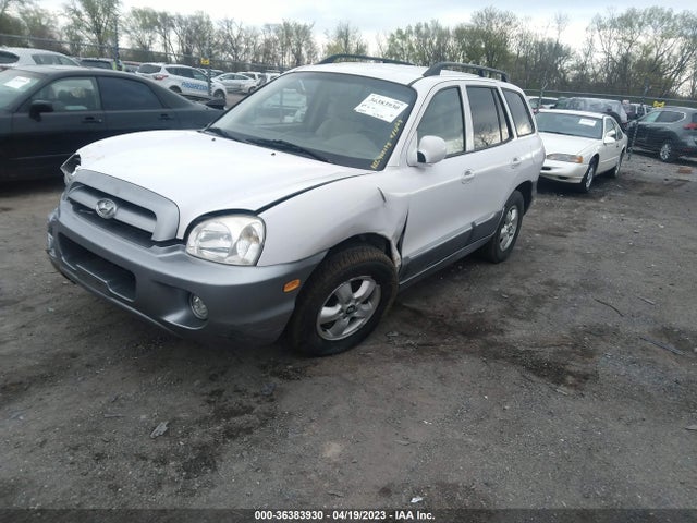 2005 HYUNDAI SANTA FE GLS VIN: KM8SC73D15U917175