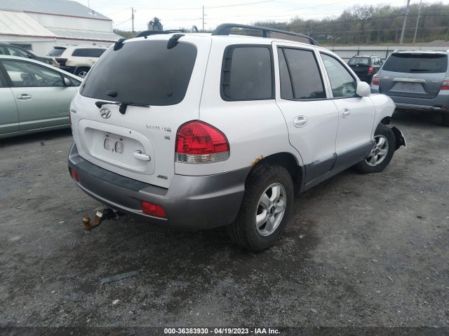 2005 HYUNDAI SANTA FE GLS VIN: KM8SC73D15U917175