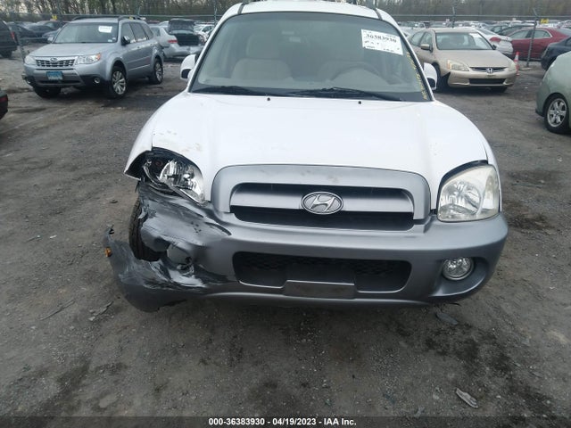 2005 HYUNDAI SANTA FE GLS VIN: KM8SC73D15U917175