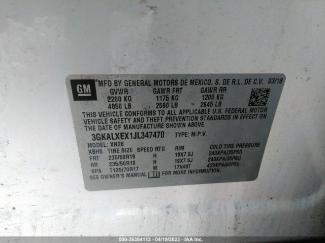 3GKALXEX1JL347470 GMC Terrain Denali