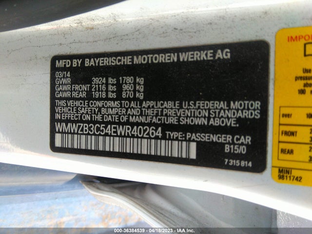WMWZB3C54EWR40264 Mini COOPER COUNTRYMAN