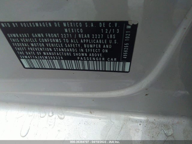 3VW4T7AJ8EM399329 Volkswagen Jetta Sedan Gli