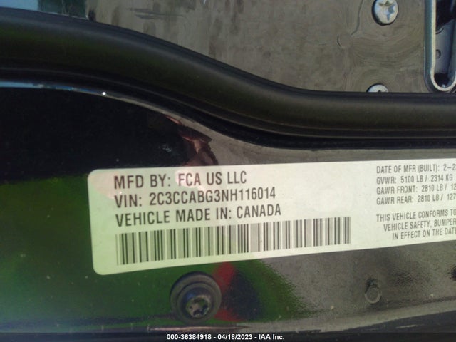 Chrysler 300 300s 2022 2C3CCABG3NH116014 Image 9
