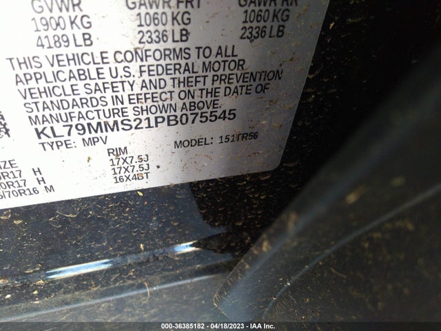 Chevrolet Trailblazer Ls 2023 KL79MMS21PB075545 Image 9