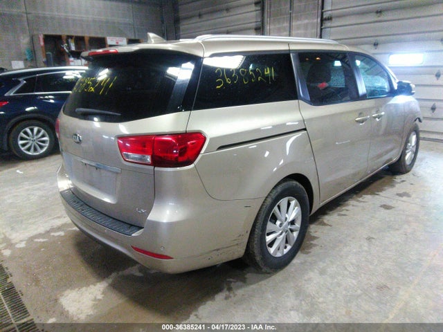 2016 KIA SEDONA LX VIN: KNDMB5C1XG6211422