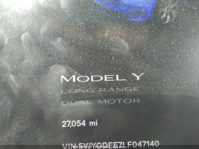 Tesla Model Y Long Range 2020 5YJYGDEE7LF047140 Image 9
