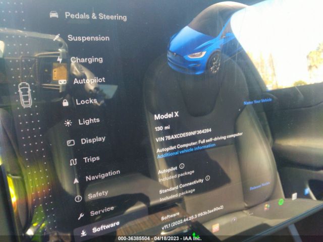 7SAXCDE59NF364284 Tesla MODEL X