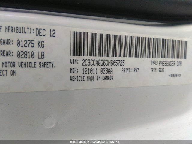 2013 CHRYSLER 300 300S GLACIER VIN: 2C3CCAGG6DH605725