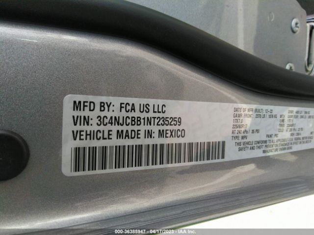 3C4NJCBB1NT235259 Jeep Compass Latitude