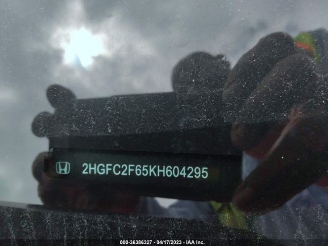 2HGFC2F65KH604295 Honda Civic Sedan Lx