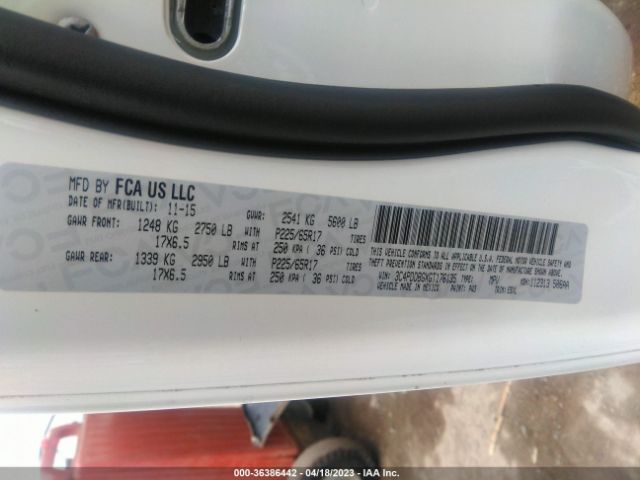 3C4PDDBGXGT176135 Dodge Journey Sxt