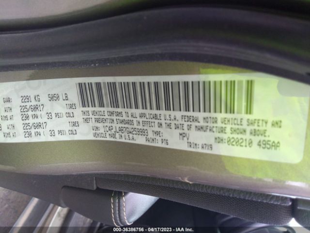 1C4PJLAB7GW259993 Jeep Cherokee Sport