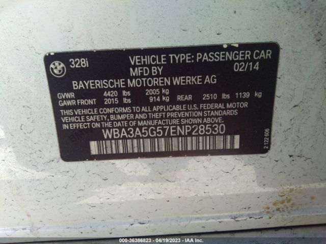 WBA3A5G57ENP28530 BMW 3 Series 328i