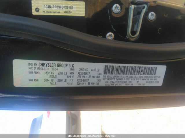 1C4NJPFB9FD122409 Jeep Patriot Latitude