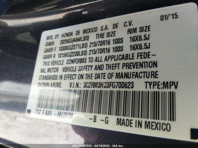 3CZRM3H33FG700623 Honda CR-V LX