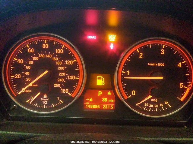 2011 BMW 3 SERIES 335D VIN: WBAPN7C52BA949611