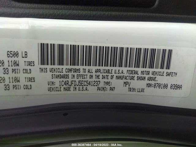 Jeep Grand Cherokee Srt8 2014 1C4RJFDJ5EC541237 Image 10