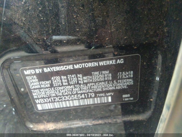WBXHT3C33G5E54179 BMW X1 Xdrive28i