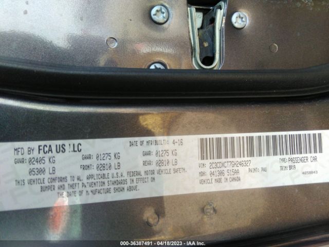 2C3CDXCT7GH246327 Dodge CHARGER R/T